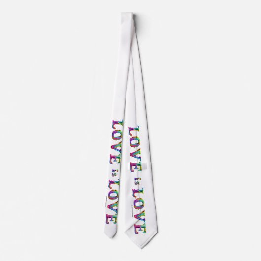 Slipperyジョーの愛は愛スプレー絵を描ゲイプライドc ネクタイ (裏面)