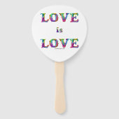 Slipperyジョーの愛は愛スプレー絵を描ゲイプライドc ハンドファン (正面)