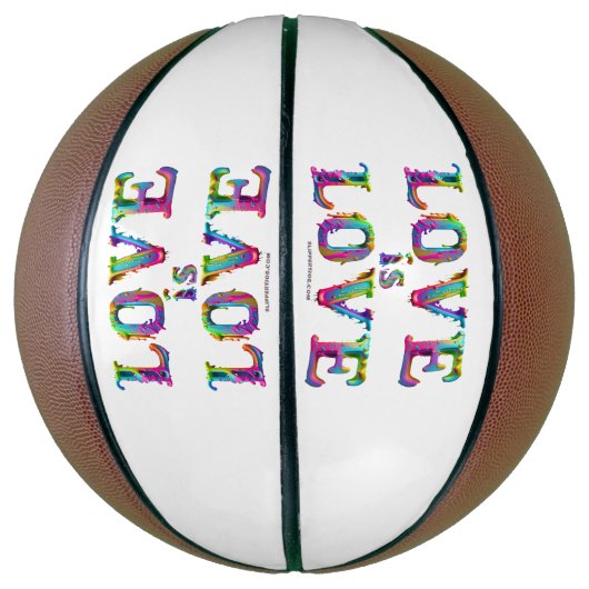 Slipperyジョーの愛は愛スプレー絵を描ゲイプライドc バスケットボール (縦)