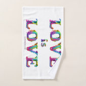 Slipperyジョーの愛は愛スプレー絵を描ゲイプライドc バスタオルセット (ハンドタオル)