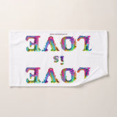 Slipperyジョーの愛は愛スプレー絵を描ゲイプライドc バスタオルセット (ハンドタオル)