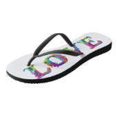 Slipperyジョーの愛は愛スプレー絵を描ゲイプライドc ビーチサンダル (アングル)