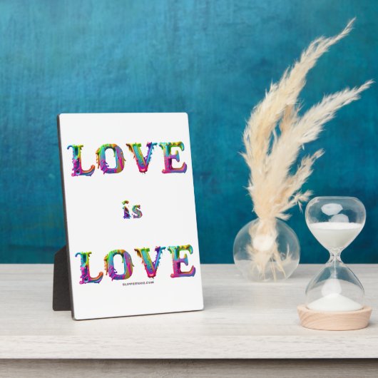Slipperyジョーの愛は愛スプレー絵を描ゲイプライドc フォトプラーク (側面)