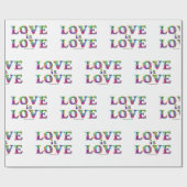 Slipperyジョーの愛は愛スプレー絵を描ゲイプライドc ラッピングペーパー (フラット)