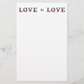 Slipperyジョーの愛は愛スプレー絵を描ゲイプライドc 便箋 (正面)