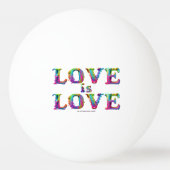 Slipperyジョーの愛は愛スプレー絵を描ゲイプライドc 卓球ボール (正面)