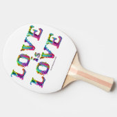 Slipperyジョーの愛は愛スプレー絵を描ゲイプライドc 卓球ラケット (横)