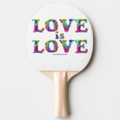 Slipperyジョーの愛は愛スプレー絵を描ゲイプライドc 卓球ラケット (正面)