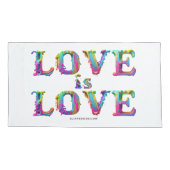 Slipperyジョーの愛は愛スプレー絵を描ゲイプライドc 枕カバー (裏面)