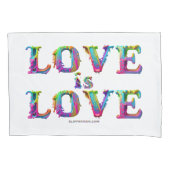 Slipperyジョーの愛は愛スプレー絵を描ゲイプライドc 枕カバー (正面)