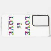 Slipperyジョーの愛は愛スプレー絵を描ゲイプライドc Samsung Galaxyケース (左側面)