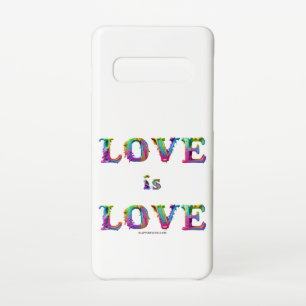 Slipperyジョーの愛は愛スプレー絵を描ゲイプライドc Samsung Galaxy S10ケース