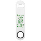 SlipperyJoeが頭を持ってそれを行うRに見える スピード栓抜き (裏面)