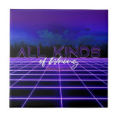 SlipperyJoeのすべての種類の間違った3Dはっきりした文字レトロ1 タイル (正面)