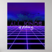 SlipperyJoeのすべての種類の間違った3Dはっきりした文字レトロ1 ポスター (正面)