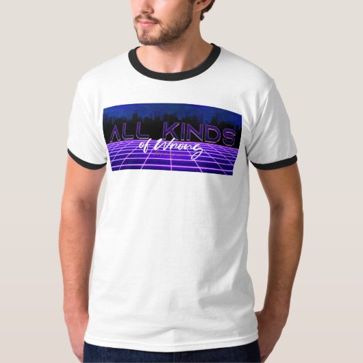 SlipperyJoeのすべての種類の間違った3Dはっきりした文字レトロ1 Tシャツ (正面)
