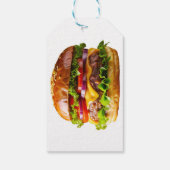 SlipperyJoeのとろけるチーズバーガー サクサクのベーコン ギフトタグ (裏面)