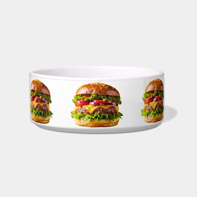 SlipperyJoeのとろけるチーズバーガー パリパリのバ ボウル (正面)