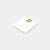 SlipperyJoeのにじいろハートの落書きぐるぐる ポストイット (アングル)