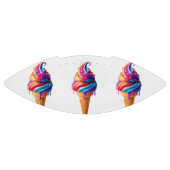 SlipperyJoeのアイス鮮やかクリームコーン食品クラシック アメリカンフットボール (パネル)