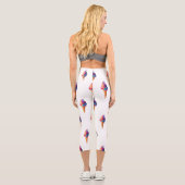 SlipperyJoeのアイス鮮やかクリームコーン食品クラシック カプリレギンス (裏面)