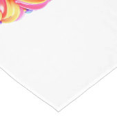 SlipperyJoeのアイス鮮やかクリームコーン食品クラシック ショートテーブルランナー (コーナー)