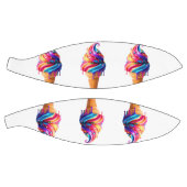 SlipperyJoeのアイス鮮やかクリームコーン食品クラシック バスケットボール (パネル)