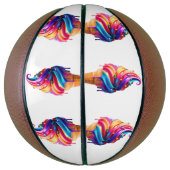 SlipperyJoeのアイス鮮やかクリームコーン食品クラシック バスケットボール (縦)