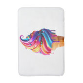 SlipperyJoeのアイス鮮やかクリームコーン食品クラシック バスマット (正面縦)