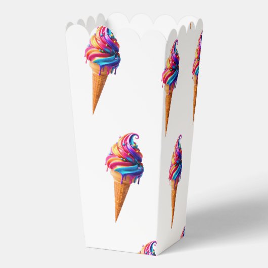 SlipperyJoeのアイス鮮やかクリームコーン食品クラシック フェイバーボックス (裏面)