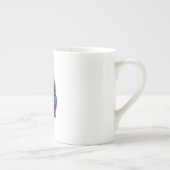 SlipperyJoeのアイス鮮やかクリームコーン食品クラシック ボーンチャイナマグカップ (右)