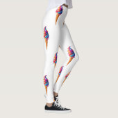 SlipperyJoeのアイス鮮やかクリームコーン食品クラシック レギンス (右)