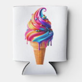 SlipperyJoeのアイス鮮やかクリームコーン食品クラシック 缶クーラー (正面)