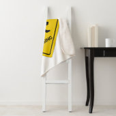 SlipperyJoeのクマのクロッシングのサインはシルエットw シェルパブランケット (インサイチュ)