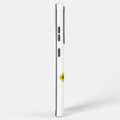 SlipperyJoeのクマ注意標識 クマのシルエット歩行中 Samsung Galaxyケース (右側面)