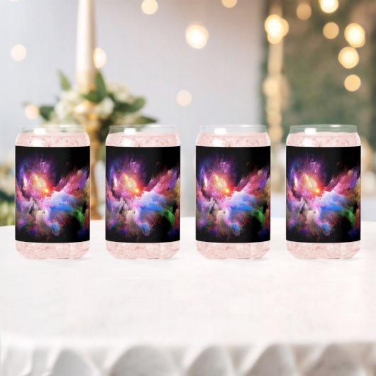 SlipperyJoeのクラウドアートワークの抽象芸術サーレ鮮やかー ガラス缶 (インサイチュ (ウェディング))