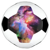 SlipperyJoeのクラウドアートワークの抽象芸術サーレ鮮やかー サッカーボール (回転)