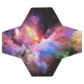 SlipperyJoeのクラウドアートワークの抽象芸術サーレ鮮やかー サッカーボール (フラット)