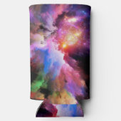 SlipperyJoeのクラウドアートワークの抽象芸術サーレ鮮やかー スリム缶クーラー (裏面)