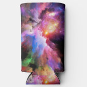 SlipperyJoeのクラウドアートワークの抽象芸術サーレ鮮やかー スリム缶クーラー (正面)