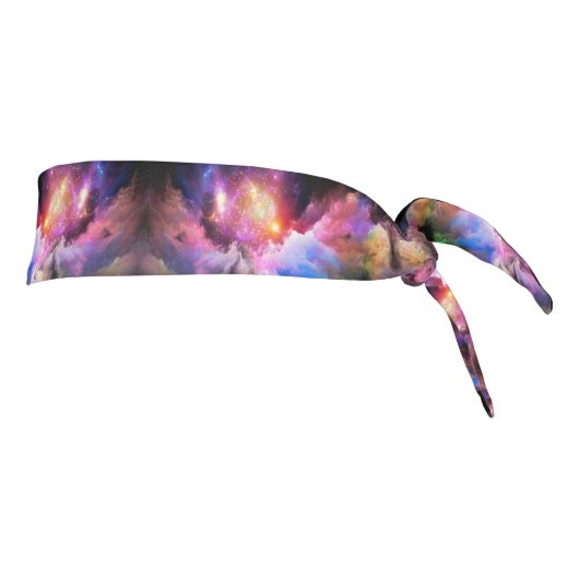 SlipperyJoeのクラウドアートワークの抽象芸術サーレ鮮やかー タイヘッドバンド (回転90)