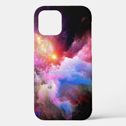SlipperyJoeのクラウドアート抽象的で鮮やかなシュール Case-Mate iPhoneケース (裏面)