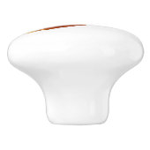 SlipperyJoeのクラシックペッペロニピザスライスは溶けた セラミックノブ (側面)