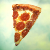 SlipperyJoeのクラシックペペローニピザのスライスが溶けた ウィンドウサイン (シート3)