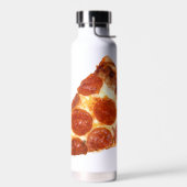 SlipperyJoeのクラシックペペローニピザのスライスが溶けた ウォーターボトル (左面)