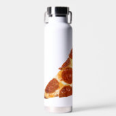 SlipperyJoeのクラシックペペローニピザのスライスが溶けた ウォーターボトル (正面)