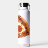 SlipperyJoeのクラシックペペローニピザのスライスが溶けた ウォーターボトル (背面)