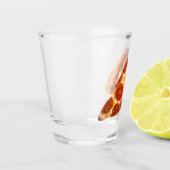 SlipperyJoeのクラシックペペローニピザのスライスが溶けた ショットグラス (左)