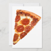 SlipperyJoeのクラシックペペローニピザのスライスが溶けた シーズンカード (正面)