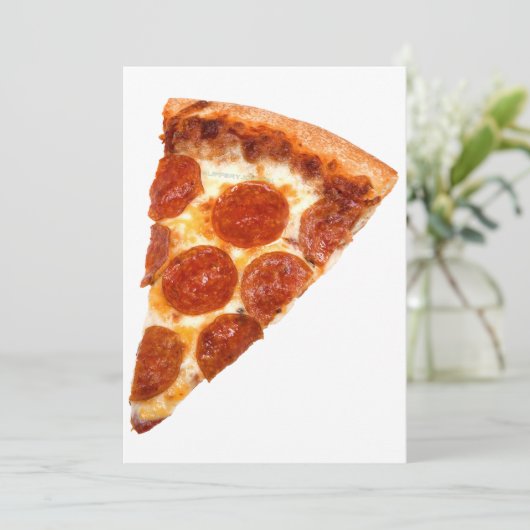 SlipperyJoeのクラシックペペローニピザのスライスが溶けた シーズンカード (スタンド正面)